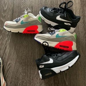 2 kids sz10C air max 90